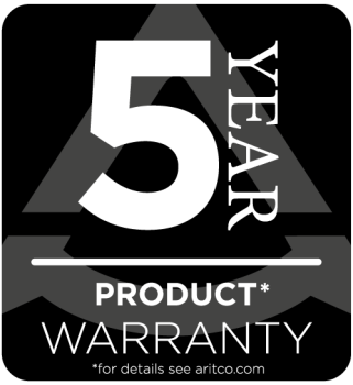 5 year warranty Black